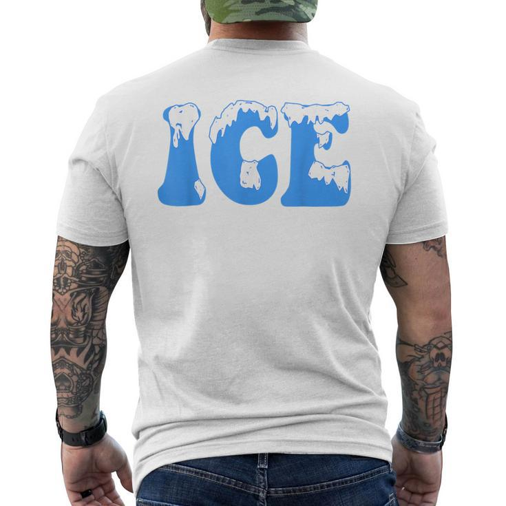Ice Ice And Baby Family Ice Halloween Costume Couples Men's T-shirt Back Print