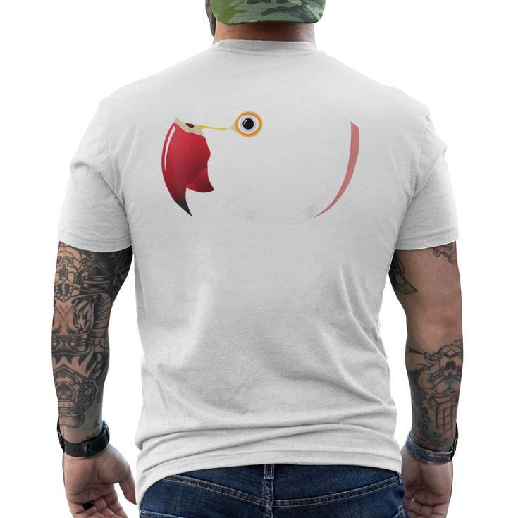 Indian Ringneck Parakeet Yellow Men's T-shirt Back Print