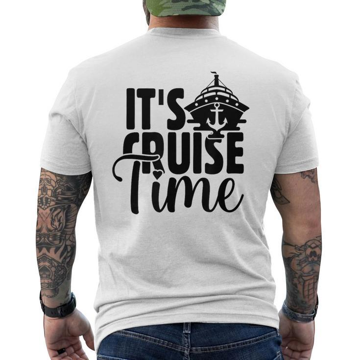 It's Cruise Time Men's T-shirt Back Print