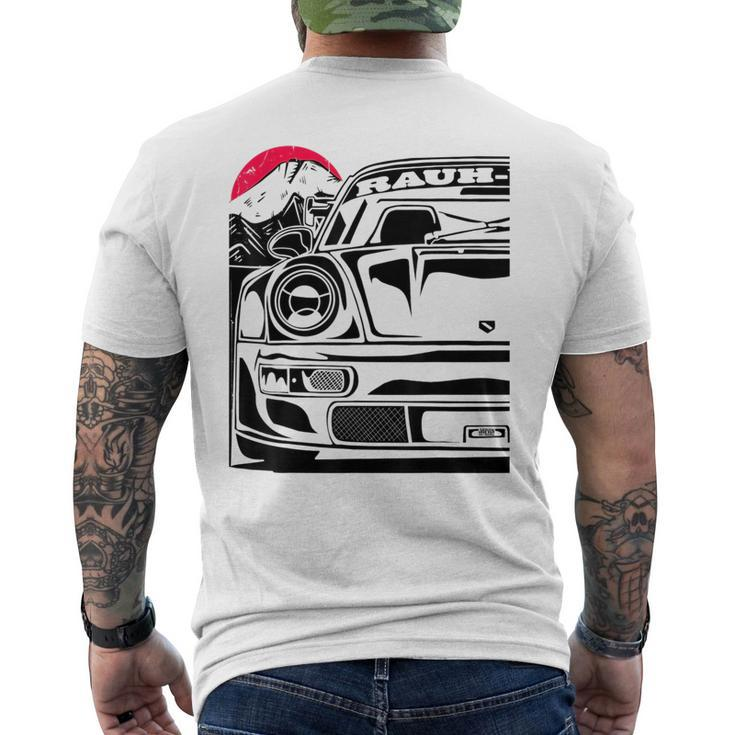 Jdm Japanese Automotive Retro Race Men Vintage Tuning Car  Mens Back Print T-shirt