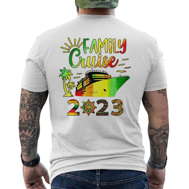 Junenth Family Cruise 2023 Celebrate Black Freedom  Mens Back Print T-shirt