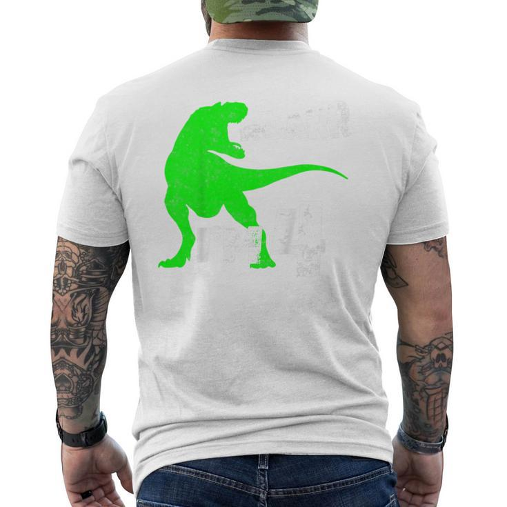 Kids 4Th Birthday  Boy Roar Im Four Dinosaur Party  Dinosaur Funny Gifts Mens Back Print T-shirt