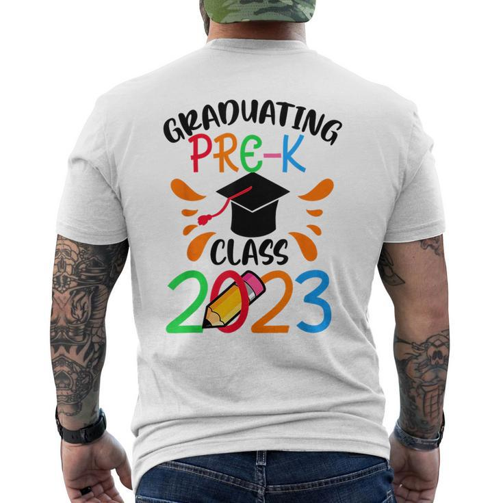 Kids Graduating Prek Class 2023 Funny Prek Graduation Grad  Mens Back Print T-shirt