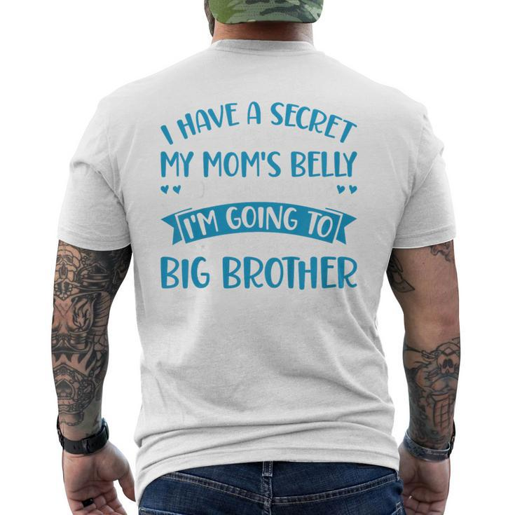 Kids Im Going To Be A Big Brother Pregnancy Announcement  Mens Back Print T-shirt