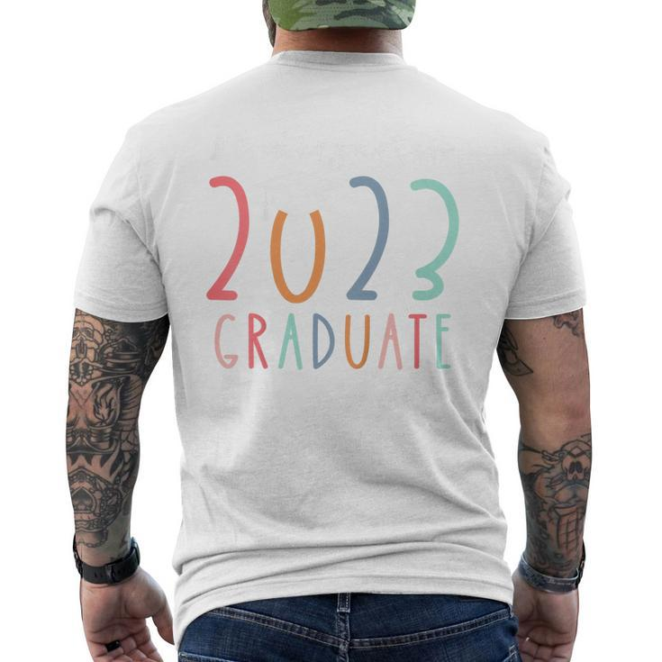 Kids Kindergarten 2023 Graduate For Girls  Mens Back Print T-shirt