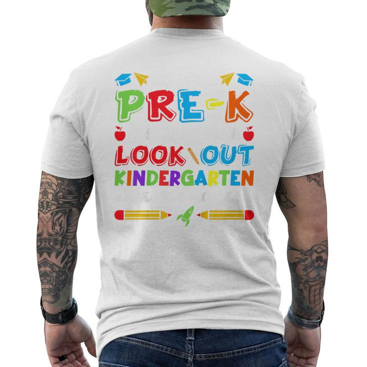 Kids So Long Pre K Kindergarten Here Graduate Last Day Of School  Mens Back Print T-shirt