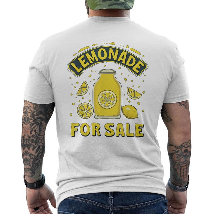 Lemonade For Sale Summer Lemon Aid Stand Kids Boys Girls  Mens Back Print T-shirt
