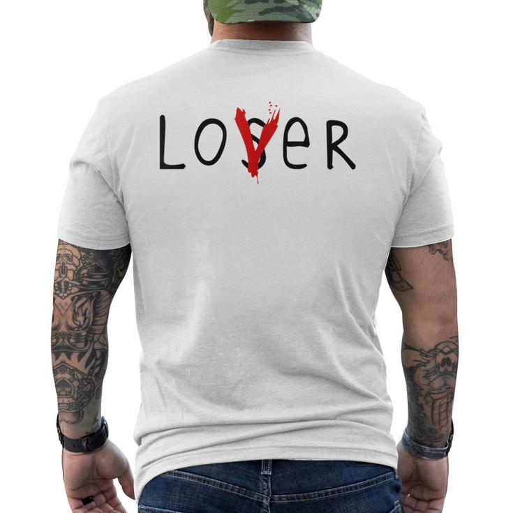 Lover Loser Halloween Horror Club Halloween Men's T-shirt Back Print