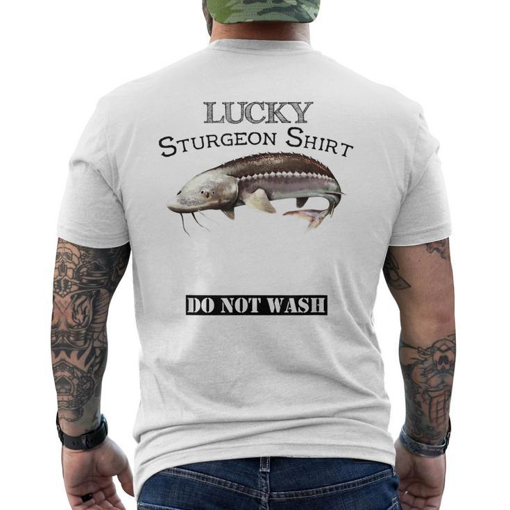 Lucky Sturgeon   Mens Back Print T-shirt