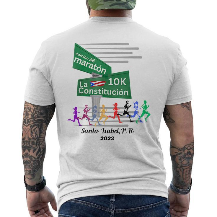 Maraton La Constitucion  Mens Back Print T-shirt