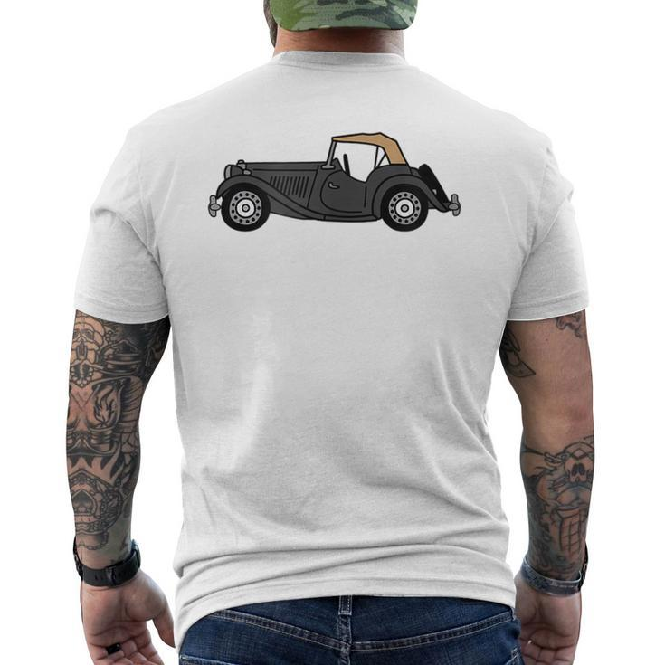 Mg Td Mgtd Black Dark Gray Car Classic Roadster Gray Funny Gifts Mens Back Print T-shirt