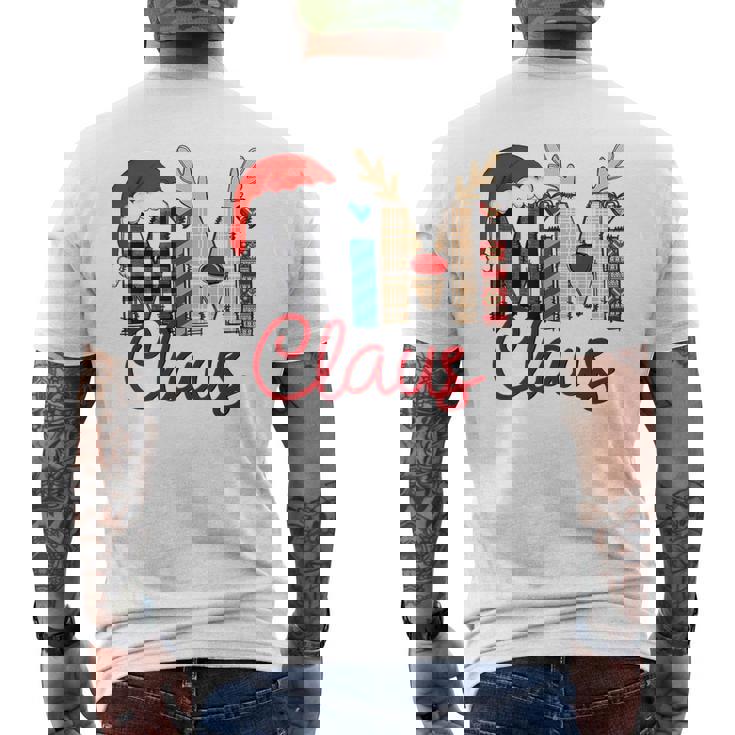 Mimi Claus Reindeer Christmas Men's T-shirt Back Print