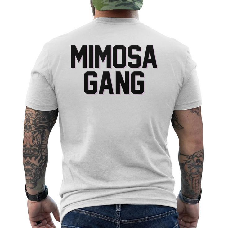 Mimosa Gang Champagne Men's T-shirt Back Print
