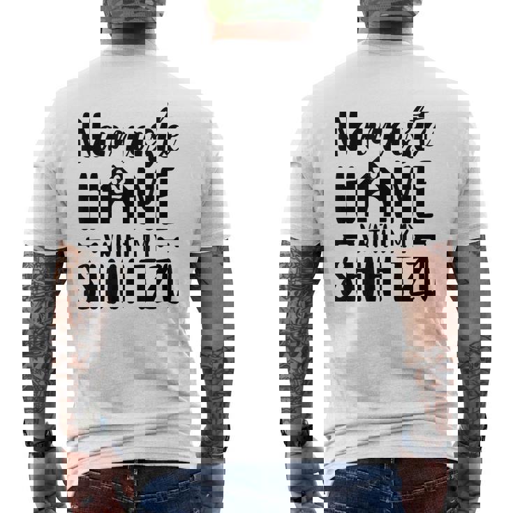 Namaste Home With Shih Tzu Shih Tzu Lover Men's T-shirt Back Print
