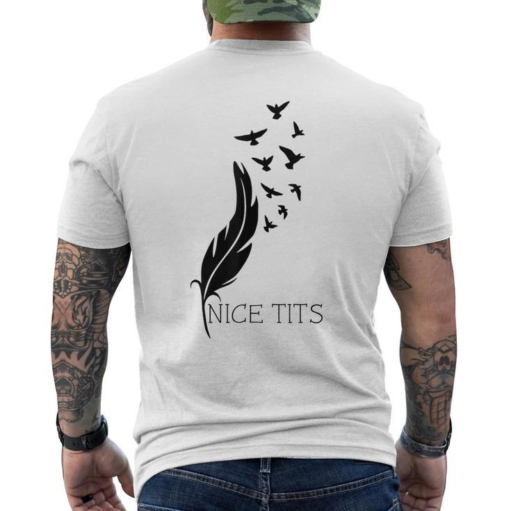 Nice Tits Funny Bird Watching  Bird Watching Funny Gifts Mens Back Print T-shirt