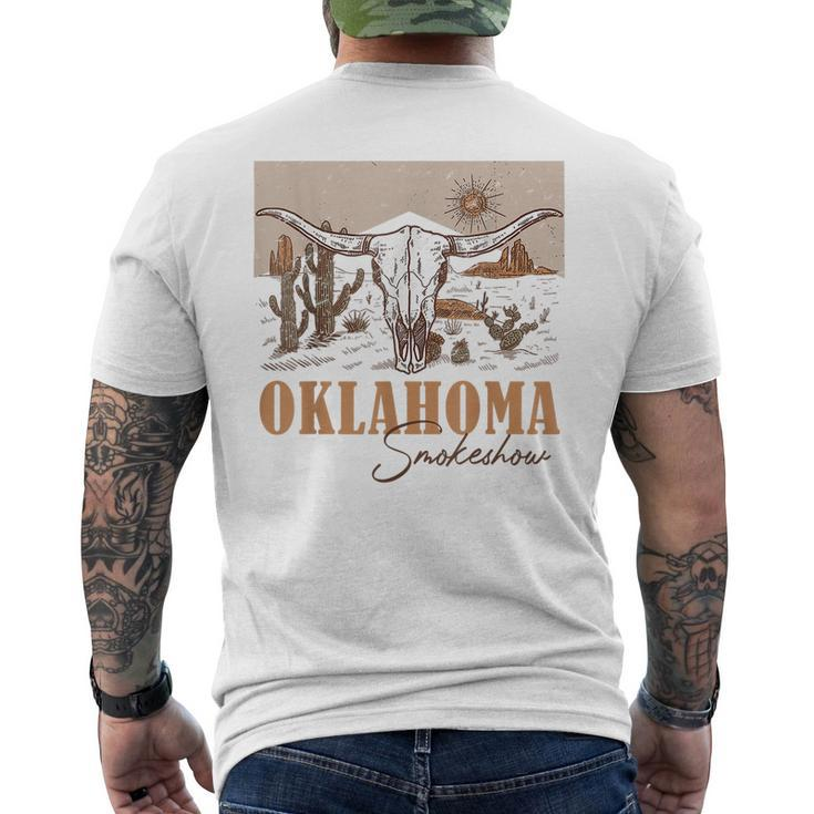Oklahoma Smoke Show Oklahoma Smokeshow Western Country Men's T-shirt Back Print