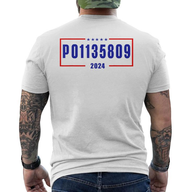 P01135809 Never Surrender Pro Trump 2024 Men's T-shirt Back Print