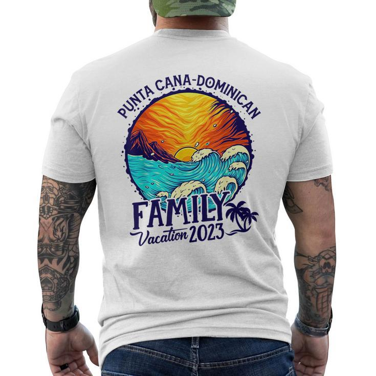 Punta Cana Dominican Vacation 2023 Matching Family Group  Mens Back Print T-shirt