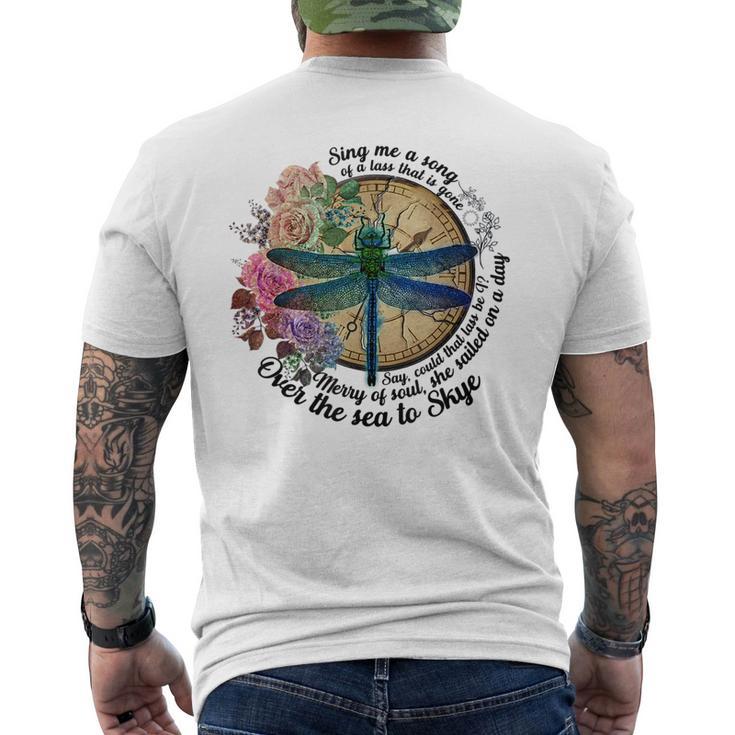 Sing Me A Song Of A Lass That Is Gone Over The Sea To Skye  Mens Back Print T-shirt