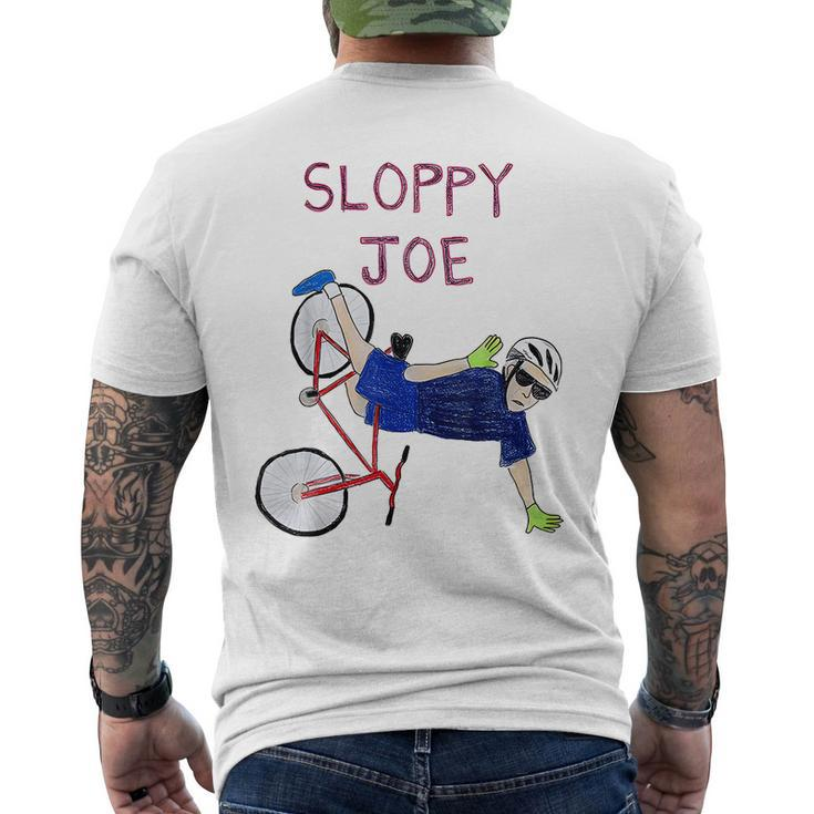 Sloppy Joe Running The Country Is Like Riding A Bike Men's T-shirt Back Print
