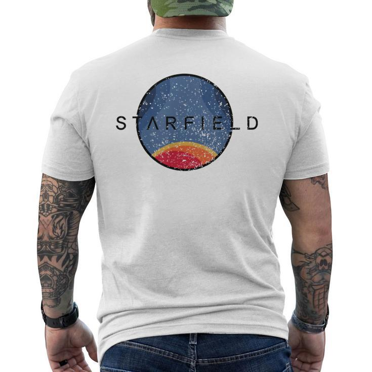Starfield Star Field Space Galaxy Universe Vintage Retro Men's T-shirt Back Print