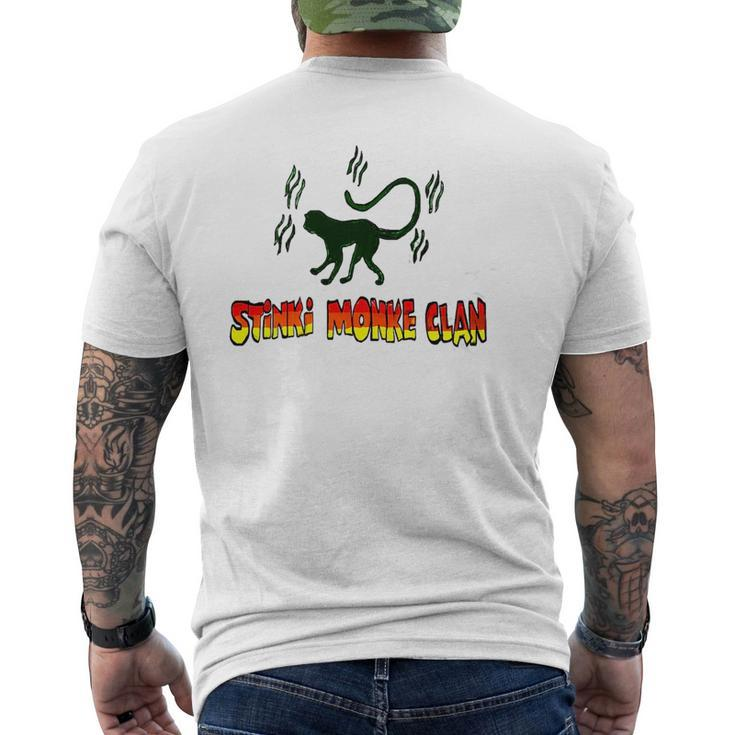 Stinki Monke Clan Gift For Mens Mens Back Print T-shirt