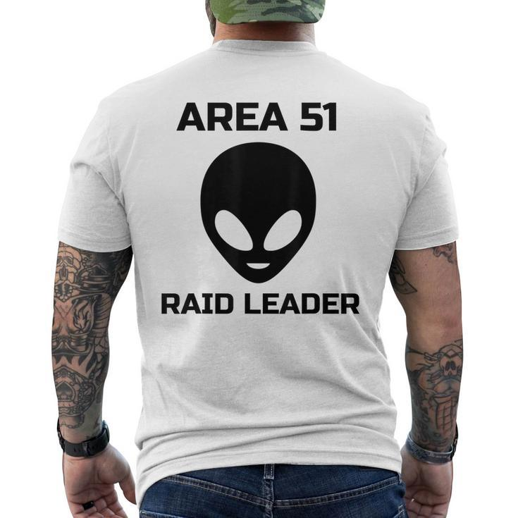 Storm Area 51 Raid Leader Joke Event Funny Alien Meme Gift Meme Funny Gifts Mens Back Print T-shirt