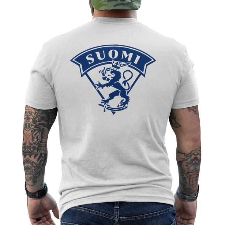 Suomi Finland Finnish Travel Souvenir Men's T-shirt Back Print
