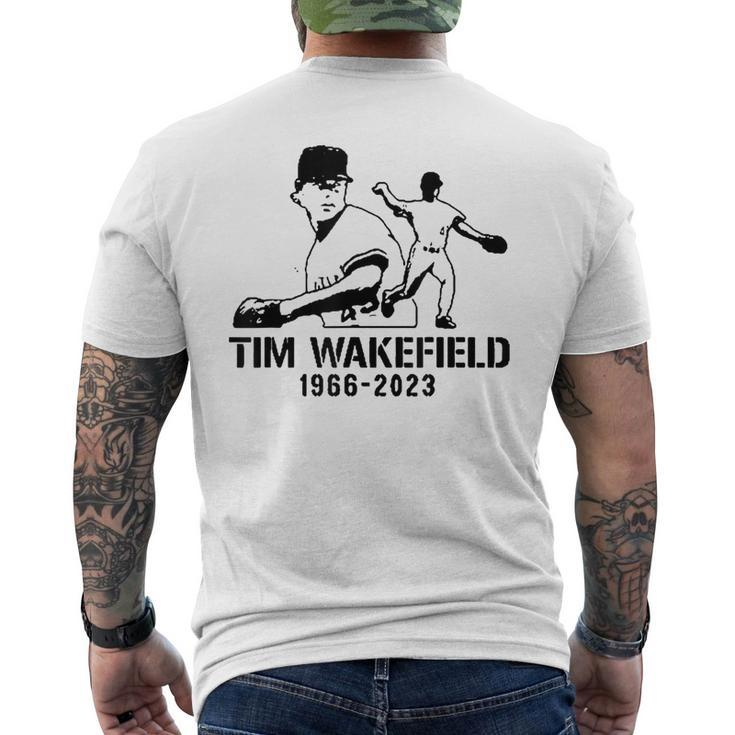 Tim Wakefield Men's T-shirt Back Print