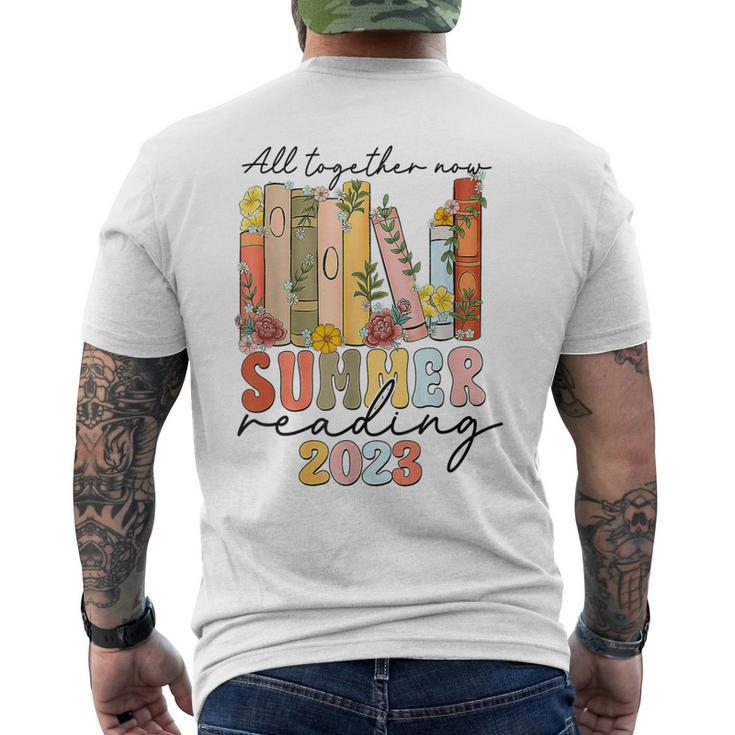 All Together Now Summer Reading 2023 Library Books Apparel Men's Back Print T-shirt