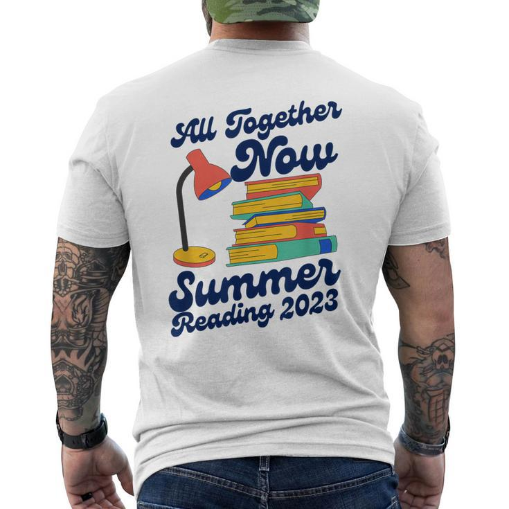All Together Now Summer Reading 2023 Lover Books Men's Back Print T-shirt