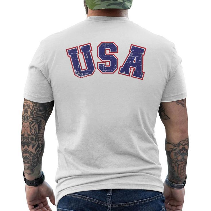Usa Team For Patriotic Independence Day On 4Th Of July Men's Back Print T-shirt