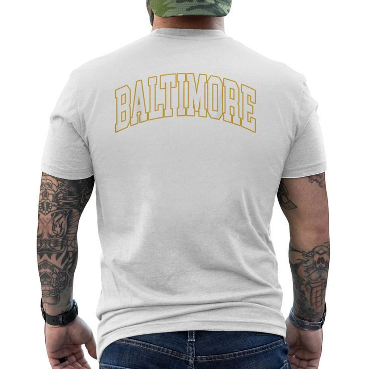 Vintage Baltimore Men's T-shirt Back Print