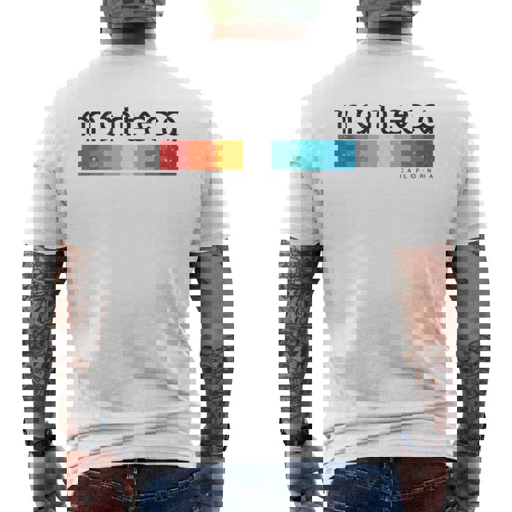 Vintage Manteca California Ca Retro Men's T-shirt Back Print