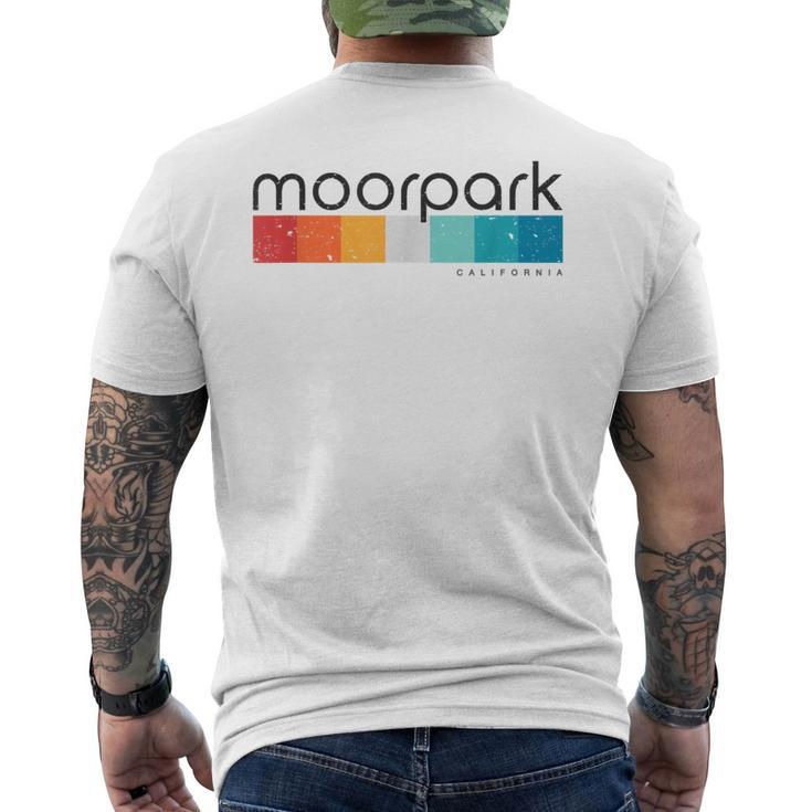 Vintage Moorpark California Ca Retro Men's T-shirt Back Print