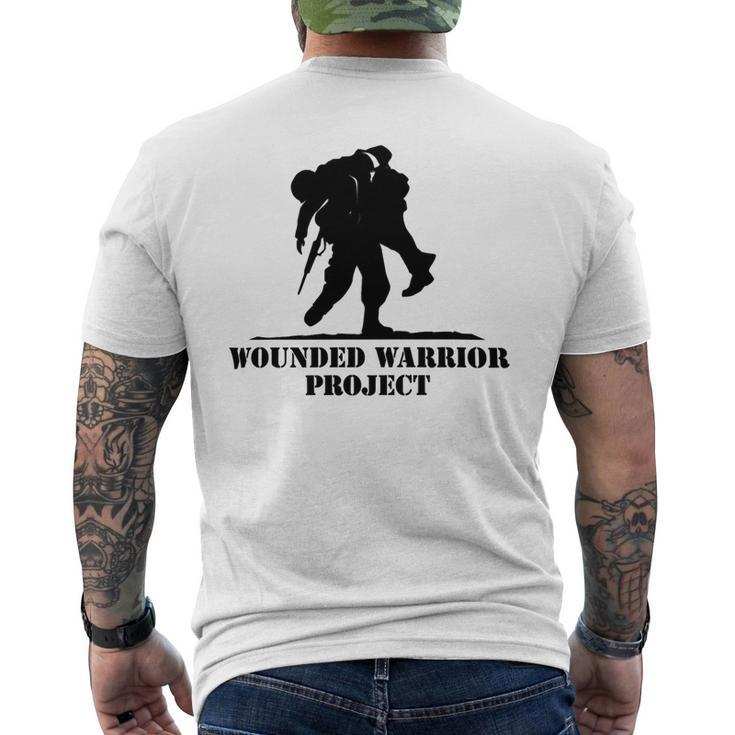 Wounded Warrior Project Mens T Shirt Mens Back Print T-shirt