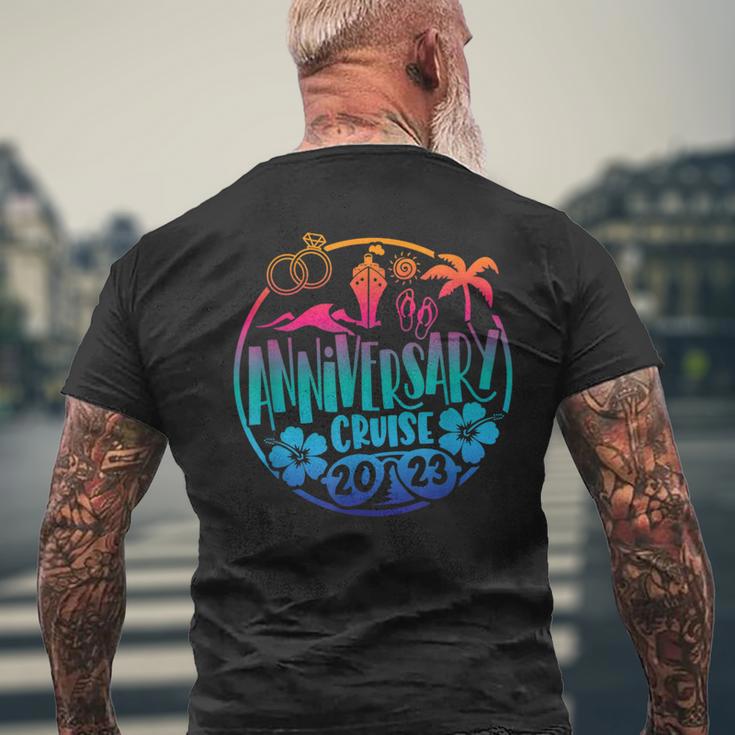 2023 Anniversary Cruise Men's T-shirt Back Print Gifts for Old Men