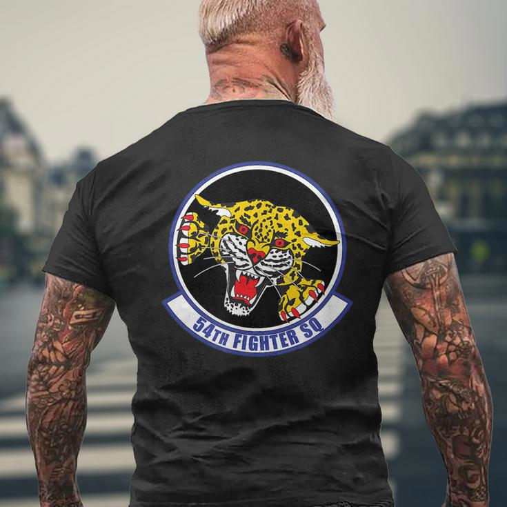 54Th Fighter Squadron Men's Back Print T-shirt Gifts for Old Men