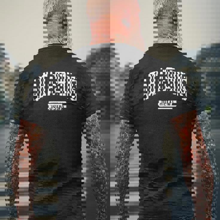 Abita Springs Louisiana La College University Sports Style Men's T-shirt Back Print Gifts for Old Men Abita Springs Louisiana La College University Sports Style Men's T-shirt Back Print Gifts for Old Men