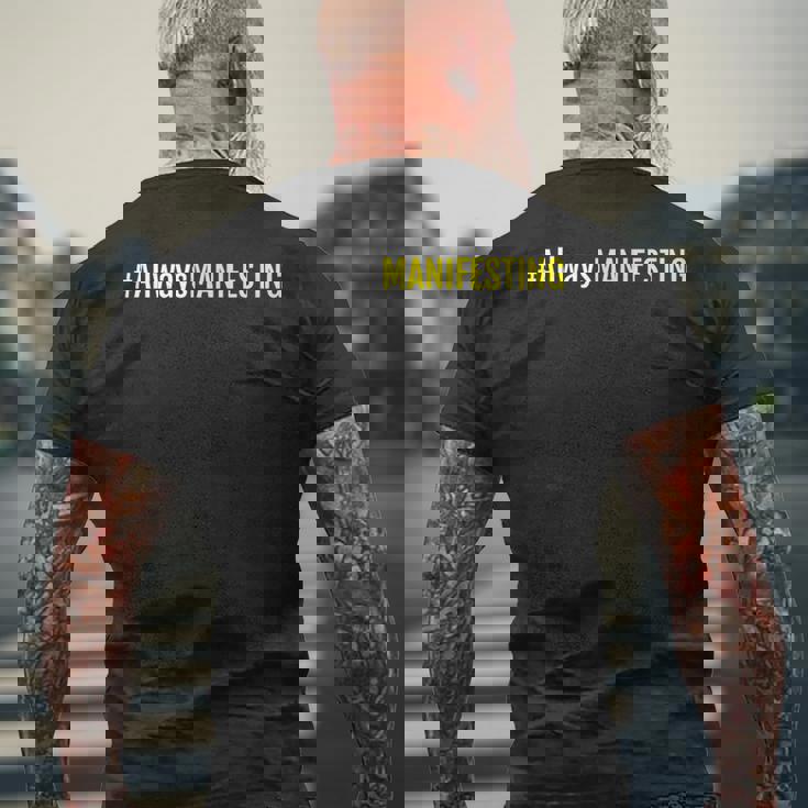 Allwaysmanifesting Men's T-shirt Back Print Gifts for Old Men