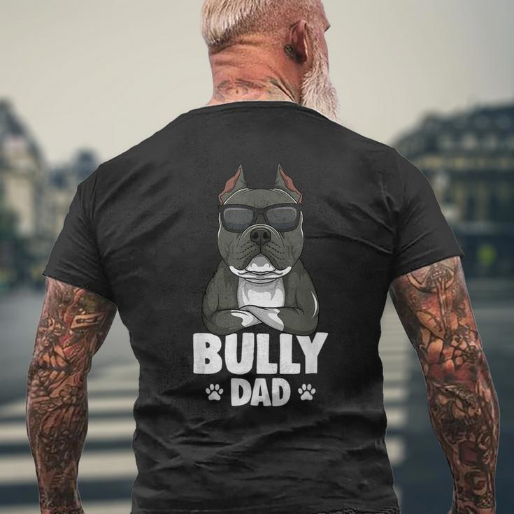 American Bully Dad Dog Men's T-shirt Back Print Gifts for Old Men