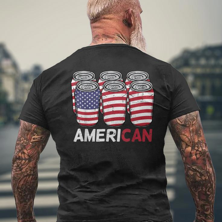 American Cans Funny Fourth 4Th Of July Patriotic Men Women Mens Back Print T-shirt Gifts for Old Men