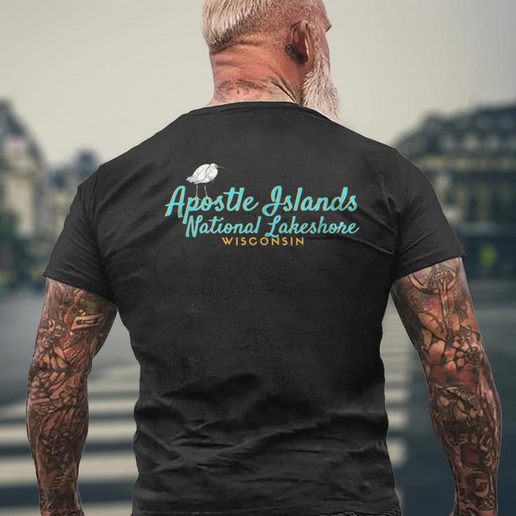 Apostle Islands National Lakeshore Wisconsin Men's T-shirt Back Print Gifts for Old Men