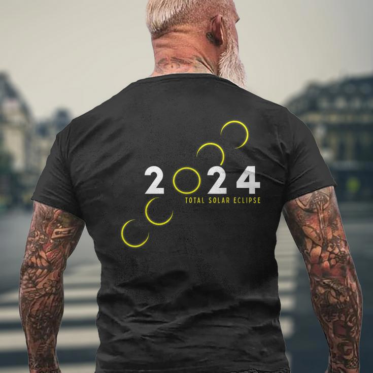 Astronomy Lovers 40824 Total Solar Eclipse 2024 Mens Back Print T-shirt Gifts for Old Men