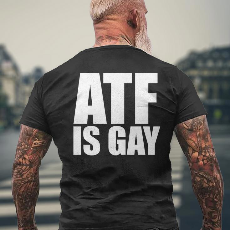 Atf Is Gay Mens Back Print T-shirt Gifts for Old Men