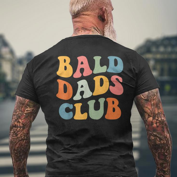 Bald Dads Club Dad Fathers Day Bald Head Joke For Women Men's Back Print T-shirt Gifts for Old Men
