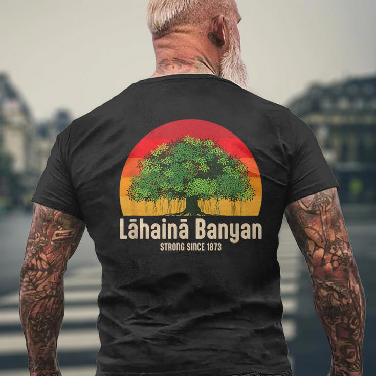 Banyan Tree Lahaina Maui Hawaii Men's T-shirt Back Print Gifts for Old Men