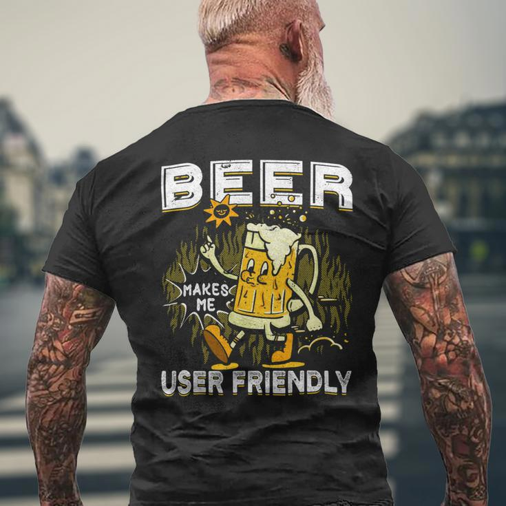 Beer Funny Beer Drinking Beer Lover Brewer Brewing Beer Drinker Mens Back Print T-shirt Gifts for Old Men