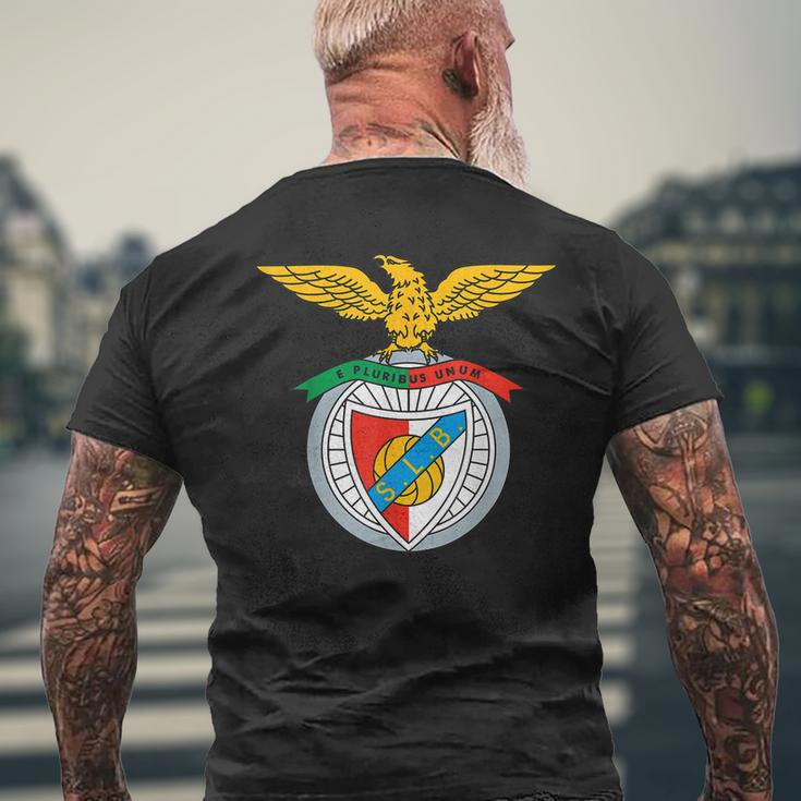 Benfica Club Supporter Fan Portugal Portuguese Men's T-shirt Back Print Gifts for Old Men