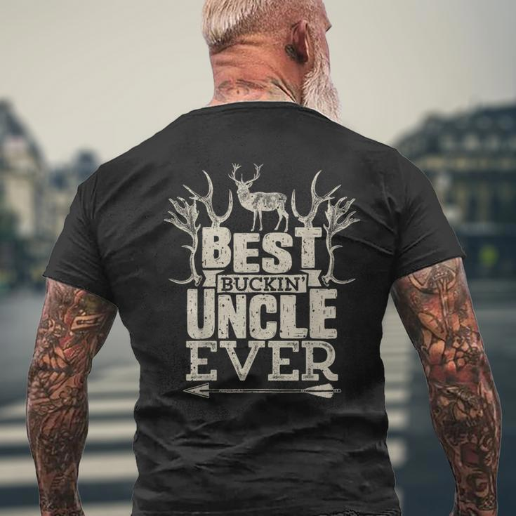 Best Buckin Uncle EverHunting Hunter Bucking Gift Hunter Funny Gifts Mens Back Print T-shirt Gifts for Old Men